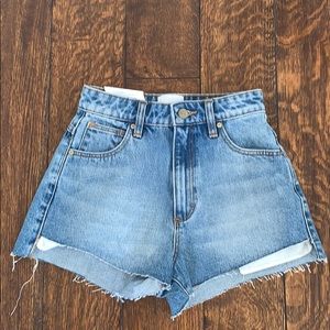 Abrand denim shorts